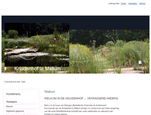 Tablet Screenshot of kruidenhof-te-mallum.nl